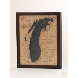 تابلو دریاچه میشیگان Lake Michigan 30x24